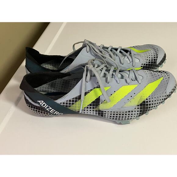 Adidas Adizero Finesse Spikes 10 Gray Neon – Shoes + Extra Spikes & Tools IE2769 main image 9